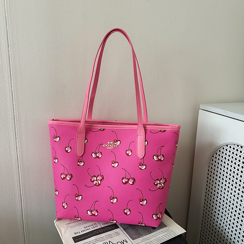 Pink Cherry Tote Bag