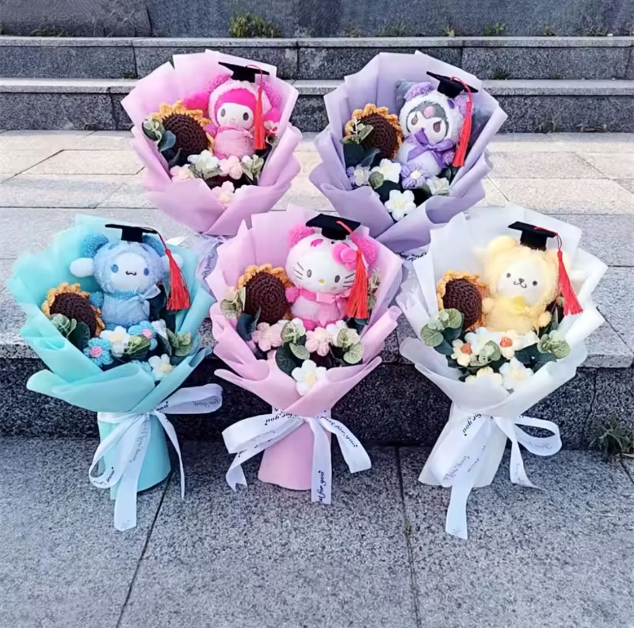 Hello Kitty Graduation Bouquet