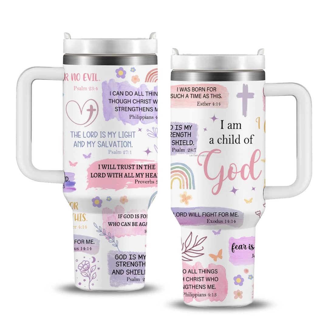 Christian Tumbler Religious Cup 40oz