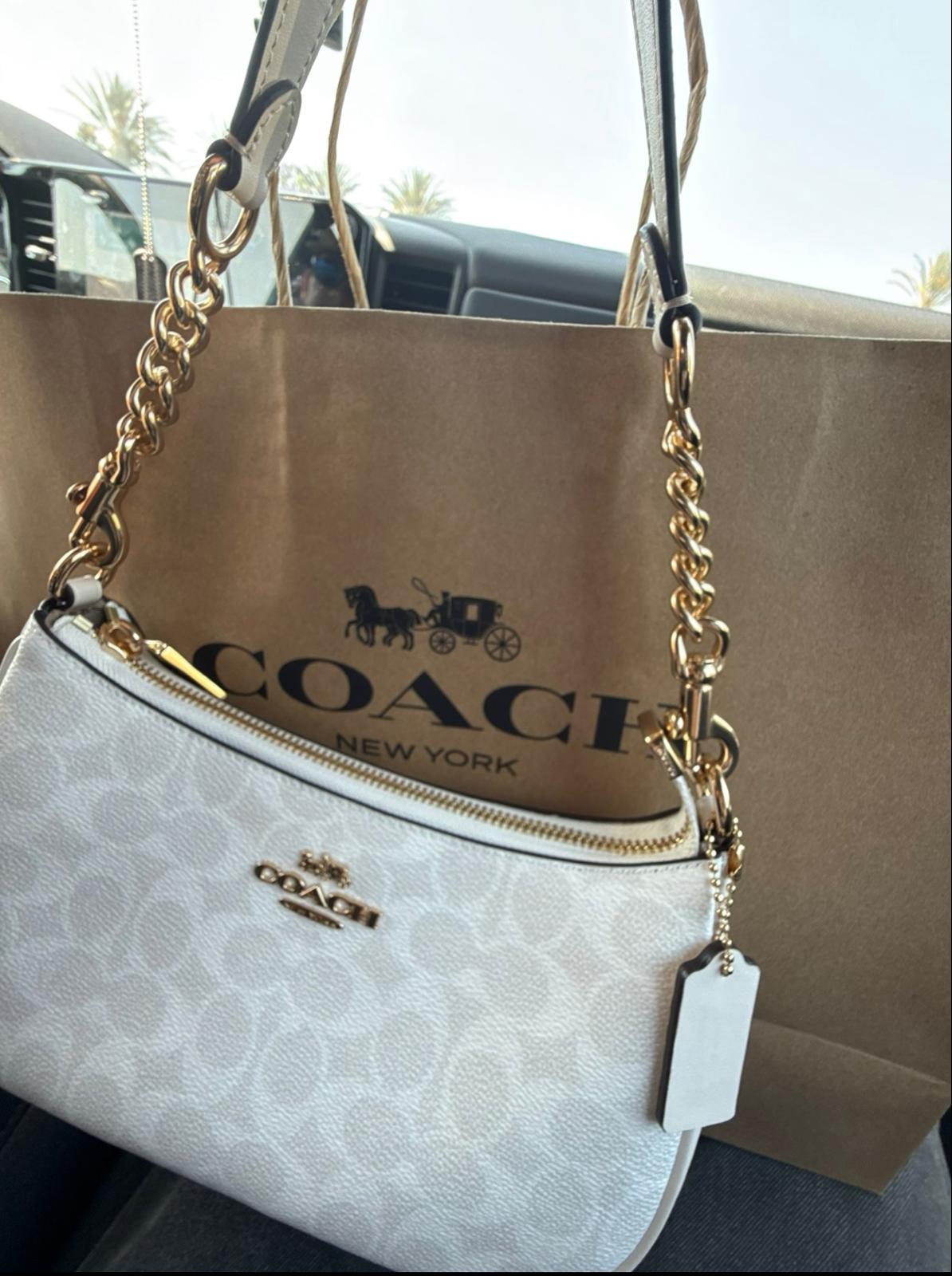 White Coach Bag