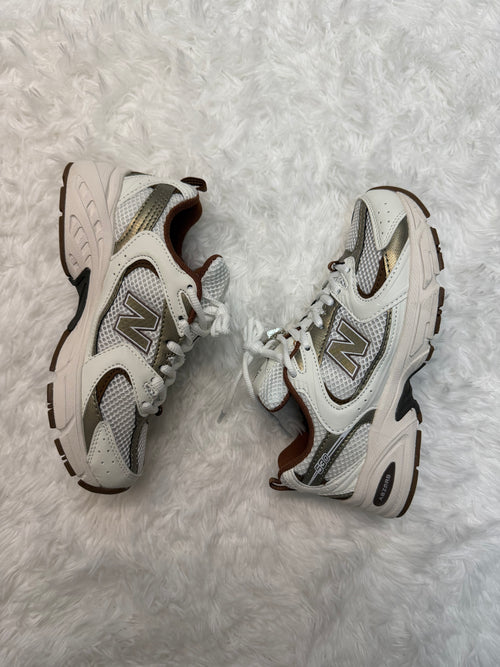 530 Brown and White Shoes