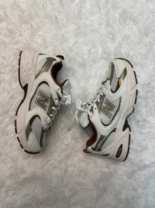 530 Brown and White Shoes