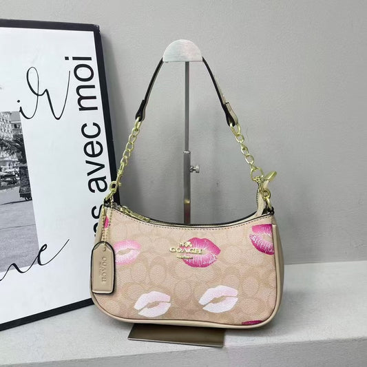 Brown Kisses Coach Bag