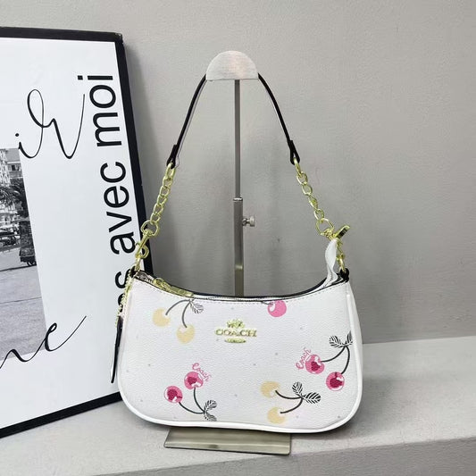 White Cherry Shoulder Bag