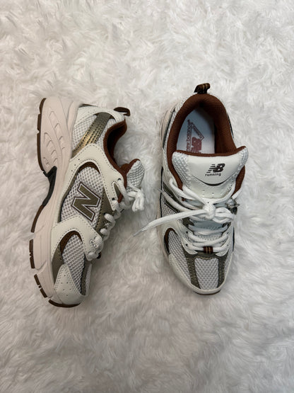 530 Brown and White Shoes