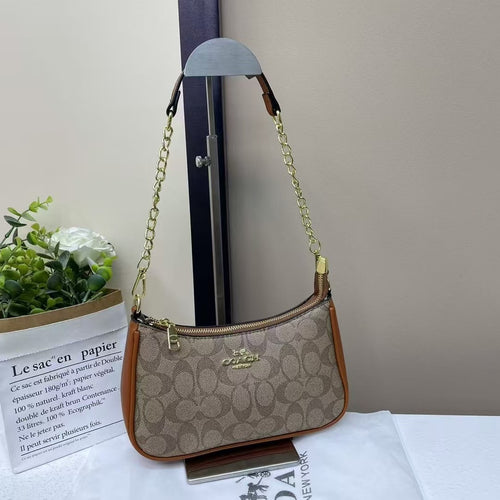 Brown V1 Shoulder Bag
