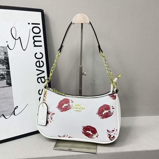 White Kisses Coach Bag