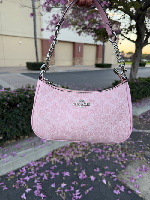 Pink Shoulder Bag With Silver Premium