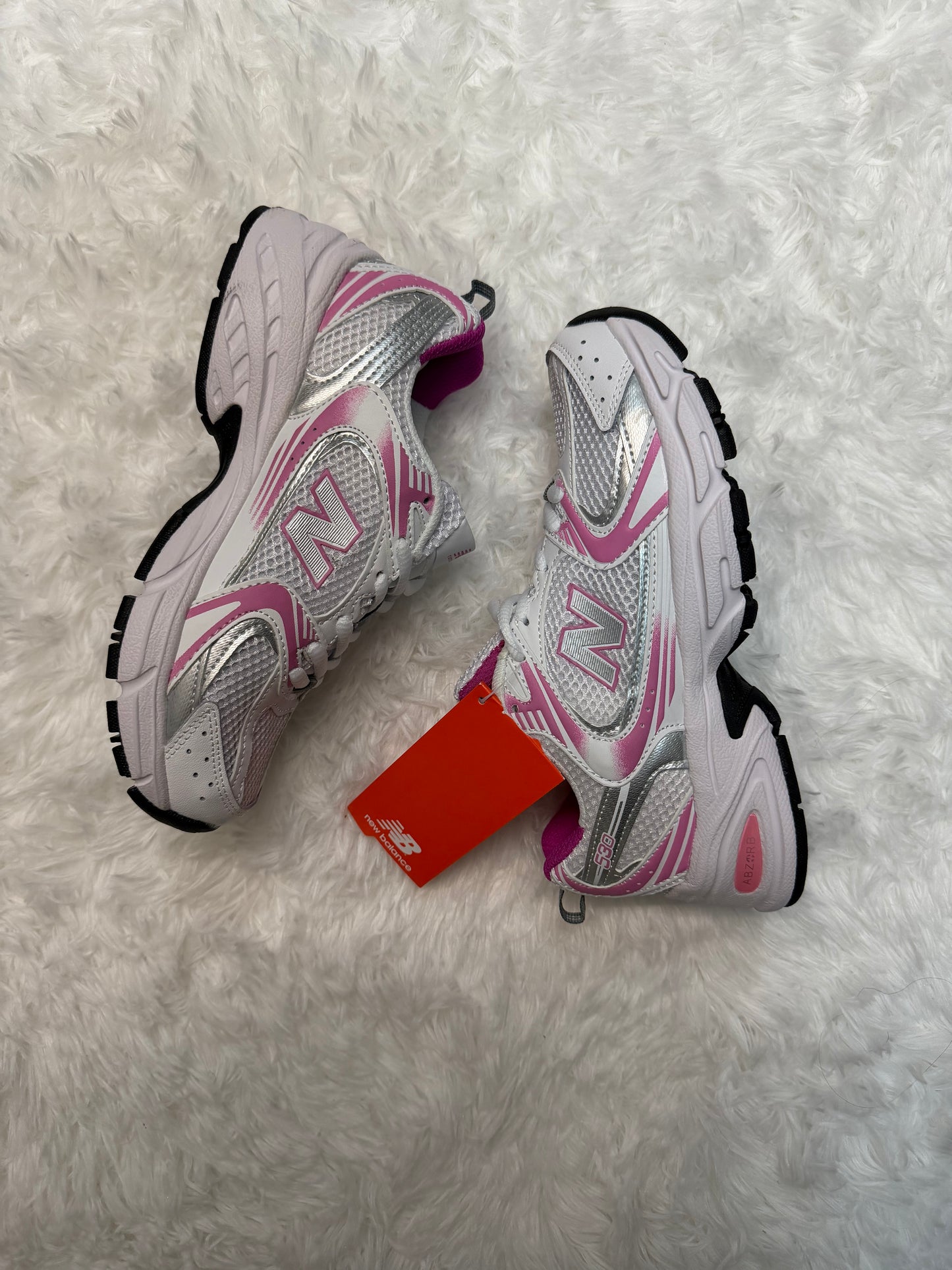 530 Pink and White Shoes