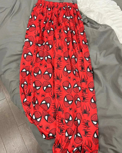 Hello Kitty x Spiderman Silk Pajamas