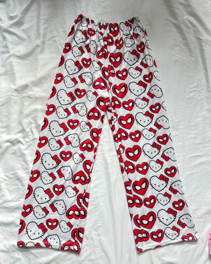 Hello Kitty x Spiderman Silk Pajamas