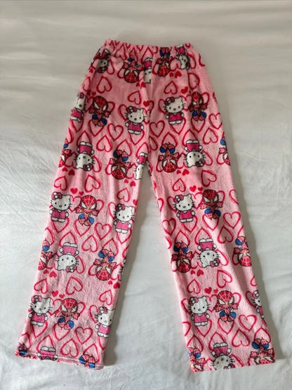 Hello Kitty x Spiderman Fluffy pajamas