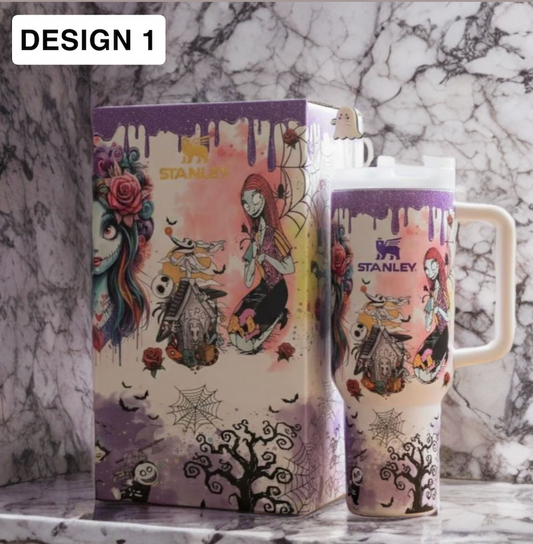 Jack and Sally Tumbler Cup 40oz