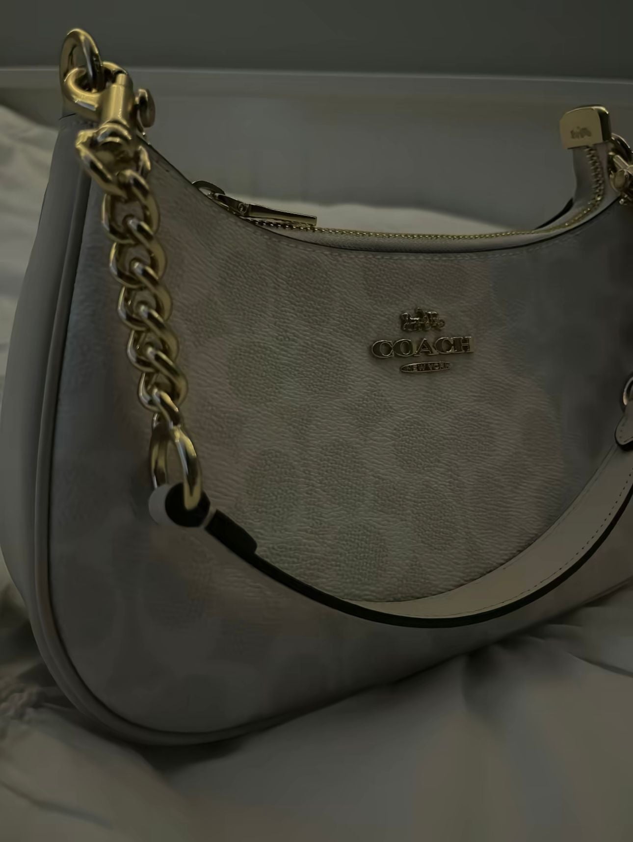 White Coach Bag