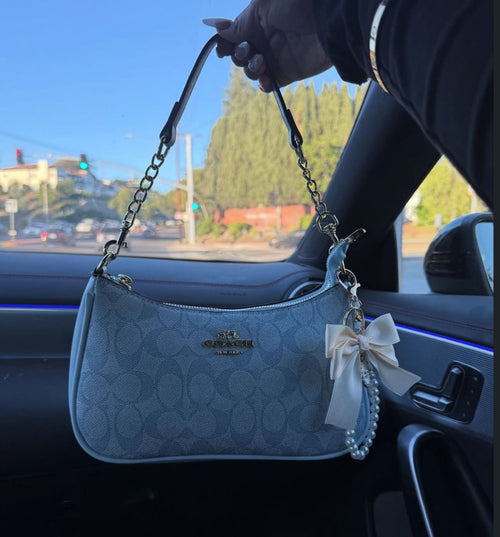 Blue Shoulder Bag