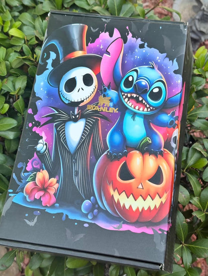 Halloween Cartoon Tumbler Cup 40oz