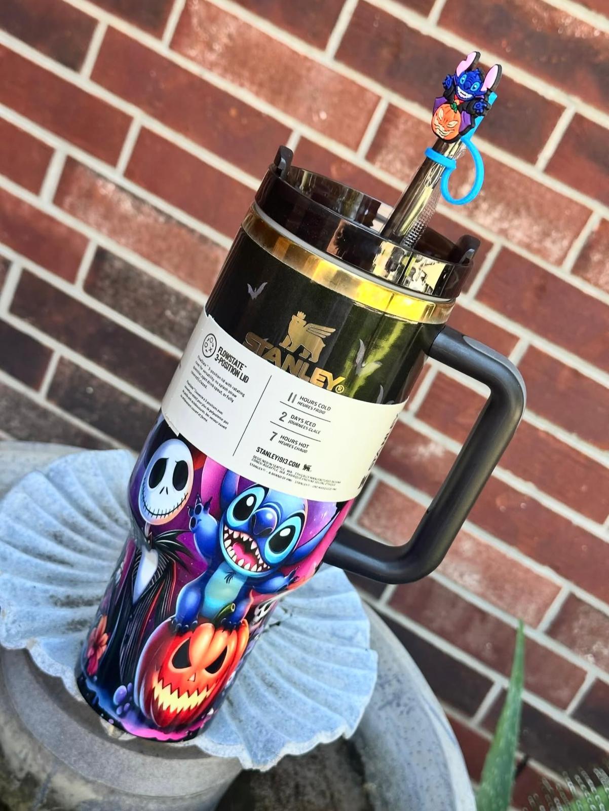 Halloween Cartoon Tumbler Cup 40oz