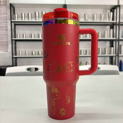 Cute puppy inspired tumbler cup 40oz