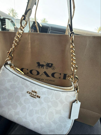 White Coach Bag
