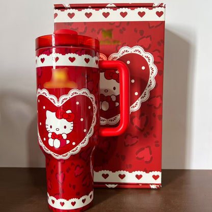 Kitty Valentines Cup - Glow in the dark